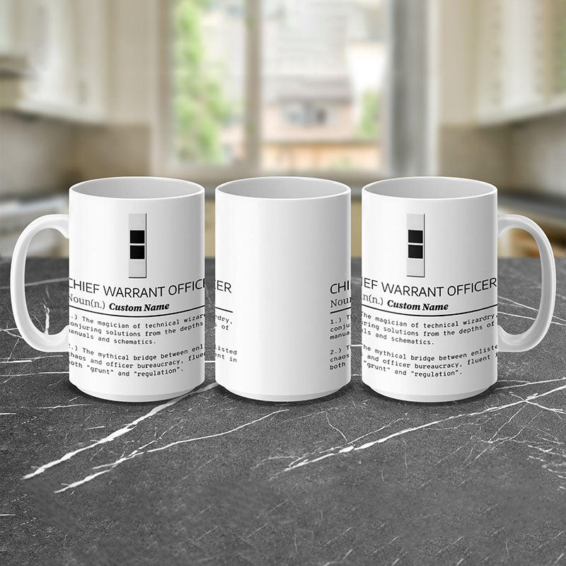 Chief Warrant Officer 2 Custom Name Mug