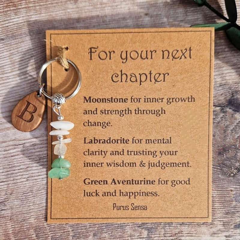 Personalised New Chapter Keyring