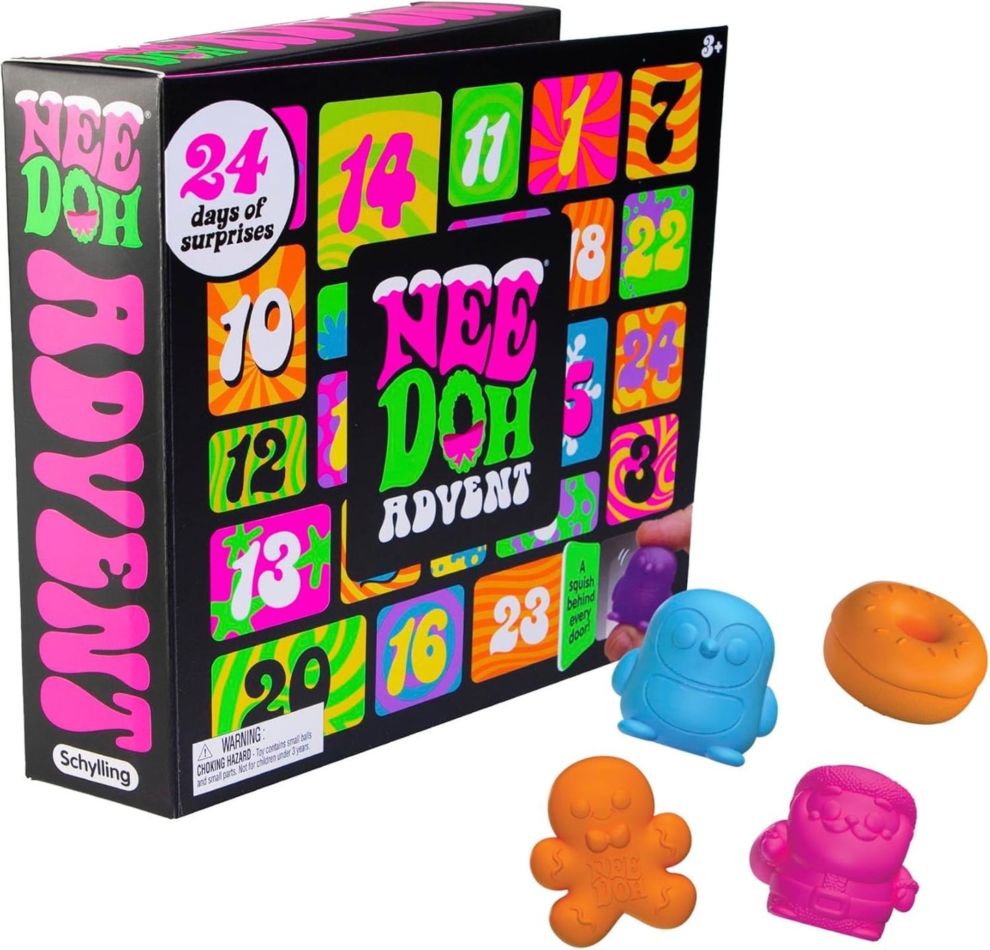 🎁 Advent Calendar – 24 Mini Squeeze Toys 🎄