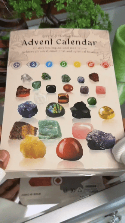 💎Crystal Advent Calendar🔮✨Shaped by Nature & Crafted by Hand💝