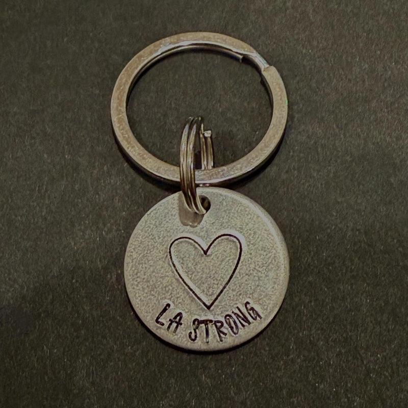 LA strong keychain