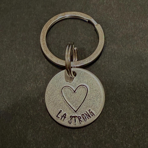 LA strong keychain