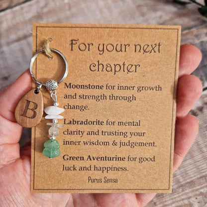 Personalised New Chapter Keyring