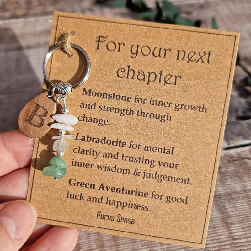 Personalised New Chapter Keyring