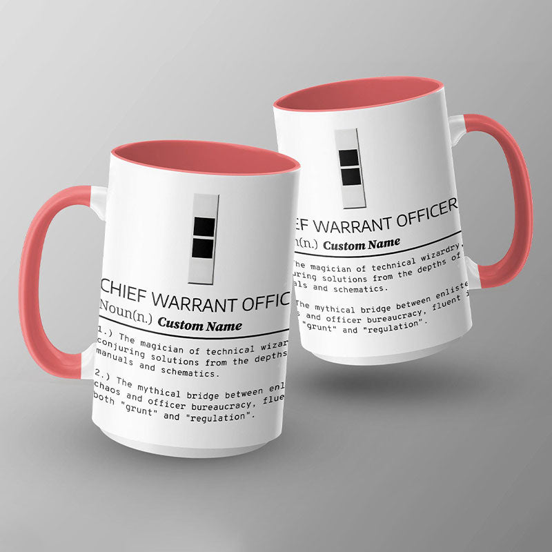 Chief Warrant Officer 2 Custom Name Mug