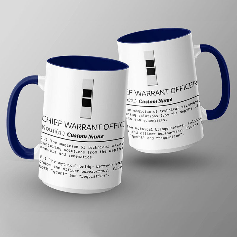 Chief Warrant Officer 2 Custom Name Mug