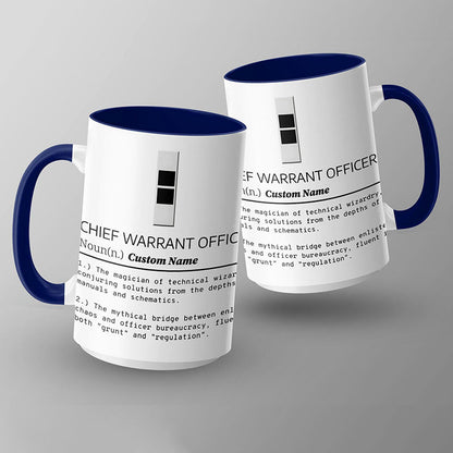 Chief Warrant Officer 2 Custom Name Mug